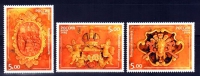 Почтовая марка № 945-947. Янтарная комната. Государственный музей-заповедник 